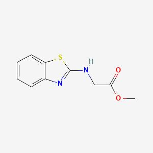 molecular formula C10H10N2O2S B13568298 Methyl (1,3-benzothiazol-2-ylamino)acetate 