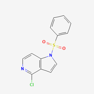 molecular formula C13H9ClN2O2S B1356841 1-(Phenylsulfonyl)-4-chloro-5-azaindole CAS No. 209286-78-2
