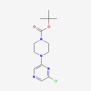 molecular formula C13H19ClN4O2 B1356845 1-N-Boc-4-(6-Chloropyrazin-2-yl)piperazine CAS No. 426829-52-9