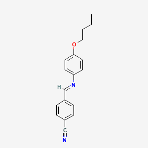 molecular formula C18H18N2O B1356862 4'-Cyanobenzylidene-4-butoxyaniline CAS No. 55873-21-7