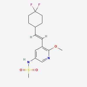 molecular formula C15H20F2N2O3S B13568624 TEAD-IN-1 