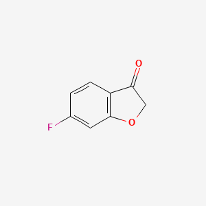 molecular formula C8H5FO2 B1356864 6-氟苯并呋喃-3(2H)-酮 CAS No. 351528-80-8