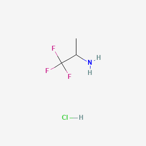 molecular formula C3H7ClF3N B1356868 1,1,1-Trifluoropropan-2-amine hydrochloride CAS No. 2968-32-3