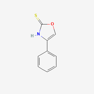 molecular formula C9H7NOS B1356879 4-苯基噁唑-2-硫醇 CAS No. 17371-97-0
