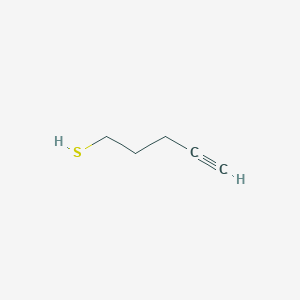 molecular formula C5H8S B135690 Pent-4-yne-1-thiol CAS No. 77213-88-8