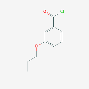 molecular formula C10H11ClO2 B1356915 3-Propoxybenzoyl chloride CAS No. 83230-74-4
