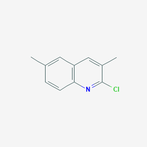 molecular formula C11H10ClN B1356919 2-氯-3,6-二甲基喹啉 CAS No. 132118-28-6