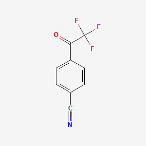 molecular formula C9H4F3NO B1356930 4-(2,2,2-Trifluoroacetyl)benzonitrile CAS No. 23516-85-0