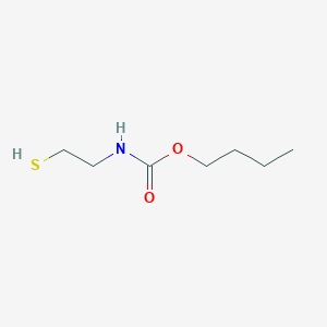 molecular formula C7H15NO2S B13569325 butyl N-(2-sulfanylethyl)carbamate CAS No. 89855-65-2
