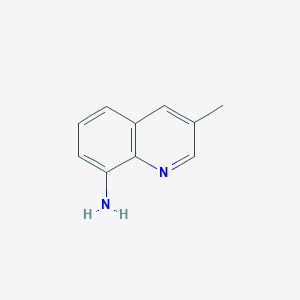 molecular formula C10H10N2 B1356941 3-甲基喹啉-8-胺 CAS No. 3393-71-3