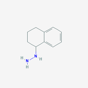 molecular formula C10H14N2 B1356947 (1,2,3,4-Tetrahydronaphthalen-1-yl)hydrazine CAS No. 98074-64-7