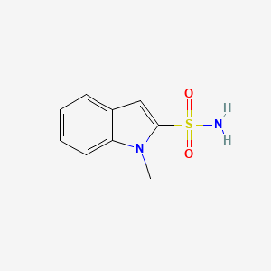 molecular formula C9H10N2O2S B13569479 1-Methyl-1h-indole-2-sulfonamide 