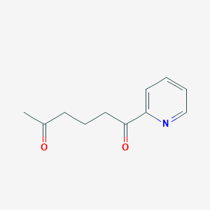 molecular formula C11H13NO2 B1356951 1-(2-Pyridyl)hexan-1,5-dione CAS No. 246160-12-3