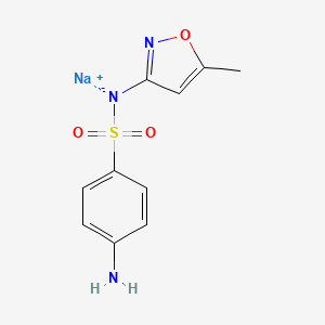 molecular formula C10H10N3NaO3S B1356961 Sulfamethoxazole sodium CAS No. 4563-84-2