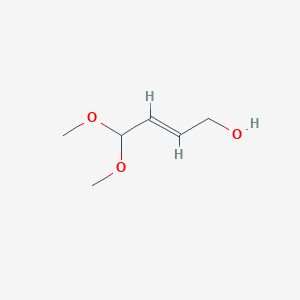 molecular formula C6H12O3 B1356966 trans-4,4-Dimethoxy-2-butenol 