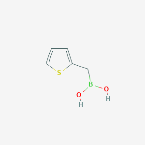 molecular formula C5H7BO2S B13569723 B-(2-Thienylmethyl)boronic acid CAS No. 1350512-47-8