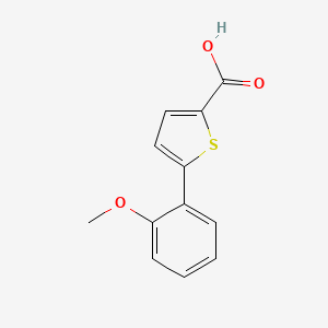 molecular formula C12H10O3S B1356982 5-(2-Methoxyphenyl)thiophene-2-carboxylic acid CAS No. 844897-41-2