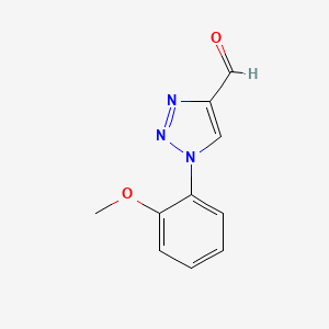 molecular formula C10H9N3O2 B1356984 1-(2-甲氧基苯基)-1H-1,2,3-三唑-4-甲醛 CAS No. 916151-01-4