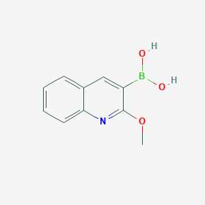 molecular formula C10H10BNO3 B1356990 2-Methoxyquinoline-3-boronic acid CAS No. 886853-93-6