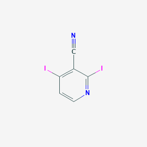 molecular formula C6H2I2N2 B1357003 2,4-Diiodonicotinonitrile CAS No. 827616-54-6