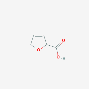 molecular formula C5H6O3 B1357016 2,5-Dihydro-furan-2-carboxylic acid CAS No. 22694-55-9