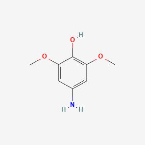 molecular formula C8H11NO3 B13570245 4-Amino-2,6-dimethoxyphenol 
