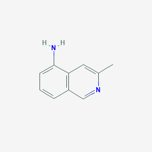 molecular formula C10H10N2 B1357038 3-甲基异喹啉-5-胺 CAS No. 54410-17-2