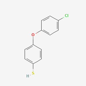 molecular formula C12H9ClOS B1357050 4-(4-Chloro-phenoxy)-benzenethiol CAS No. 59621-76-0