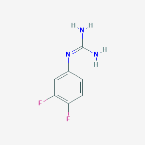 molecular formula C7H7F2N3 B1357054 1-(3,4-Difluorophenyl)guanidine 