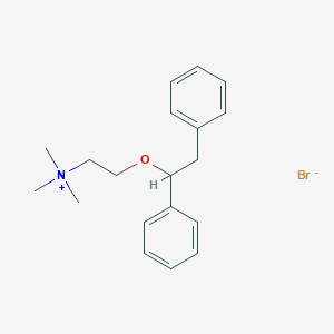 molecular formula C19H26BrNO B135706 Bibenzonium bromide CAS No. 15585-70-3