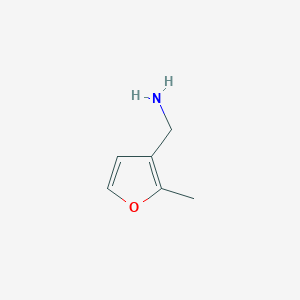 molecular formula C6H9NO B1357073 (2-甲基呋喃-3-基)甲胺 CAS No. 35801-15-1