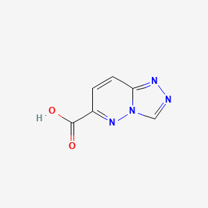 molecular formula C6H4N4O2 B1357078 [1,2,4]三唑并[4,3-b]哒嗪-6-羧酸 CAS No. 56434-29-8