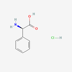 molecular formula C8H10ClNO2 B1357099 (R)-2-氨基-2-苯乙酸盐酸盐 CAS No. 25705-52-6