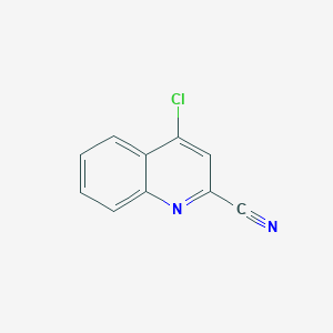 molecular formula C10H5ClN2 B1357102 4-Chloroquinoline-2-carbonitrile CAS No. 4552-43-6