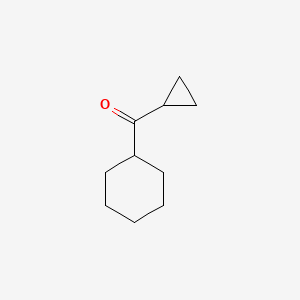 molecular formula C10H16O B1357103 环己基(环丙基)甲酮 CAS No. 58688-35-0