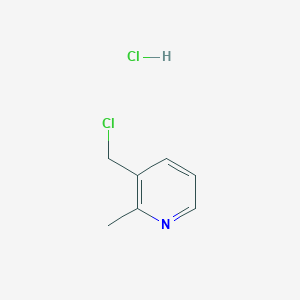 molecular formula C7H9Cl2N B1357104 3-(Chloromethyl)-2-methylpyridine hydrochloride CAS No. 58539-77-8