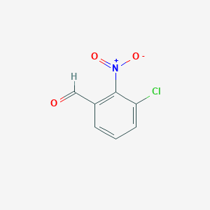 molecular formula C7H4ClNO3 B1357113 3-Chloro-2-nitrobenzaldehyde CAS No. 22233-52-9