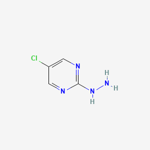 molecular formula C4H5ClN4 B1357129 5-Chloro-2-hydrazinopyrimidine CAS No. 823-90-5