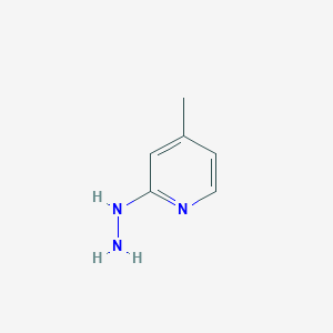 molecular formula C6H9N3 B1357133 2-肼基-4-甲基吡啶 CAS No. 4931-00-4