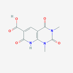 molecular formula C10H9N3O5 B1357135 1,3-dimethyl-2,4,7-trioxo-8H-pyrido[2,3-d]pyrimidine-6-carboxylic acid 