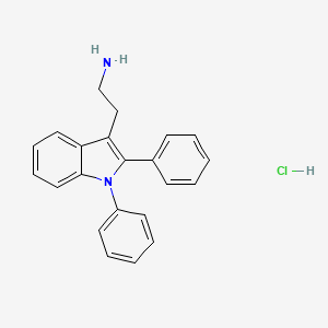 2-(1,2-Diphenylindol-3-yl)ethanamine hydrochloride