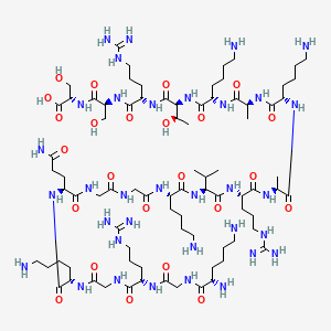 molecular formula C82H154N34O24 B1357165 Parasin I 