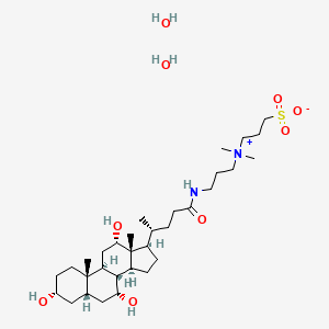 molecular formula C32H62N2O9S B1357174 3-[(3-Cholamidopropyl)dimethylammonio]-1-propanesulfonate hydrate CAS No. 313223-04-0