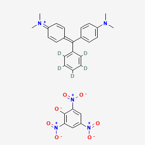 molecular formula C29H27N5O7 B1357180 Malachite Green D5 Picrate CAS No. 1258668-21-1