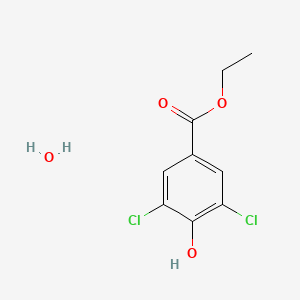 molecular formula C9H10Cl2O4 B1357185 Ethyl 3,5-dichloro-4-hydroxybenzoate hydrate CAS No. 207291-58-5
