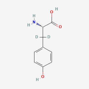 molecular formula C9H11NO3 B1357196 L-Tyrosine-D2 CAS No. 72963-27-0