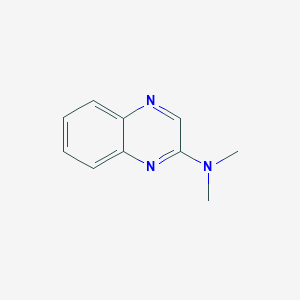 molecular formula C10H11N3 B013572 N,N-dimethylquinoxalin-2-amine CAS No. 35552-76-2