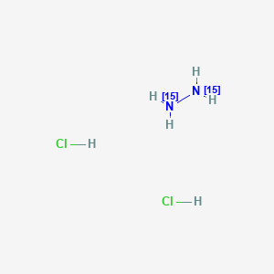 molecular formula Cl2H6N2 B1357201 Hydrazine-15N2 dihydrochloride CAS No. 287488-18-0