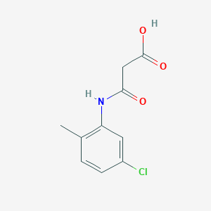 molecular formula C10H10ClNO3 B1357215 3-[(5-氯-2-甲基苯基)氨基]-3-氧代丙酸 CAS No. 905811-05-4