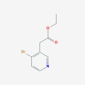 molecular formula C9H10BrNO2 B13572270 Ethyl 2-(4-bromopyridin-3-yl)acetate 